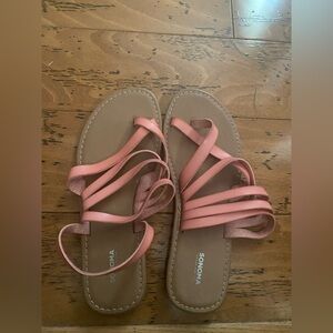 Sonoma sz. 8 Women's Strappy Coral Sandals